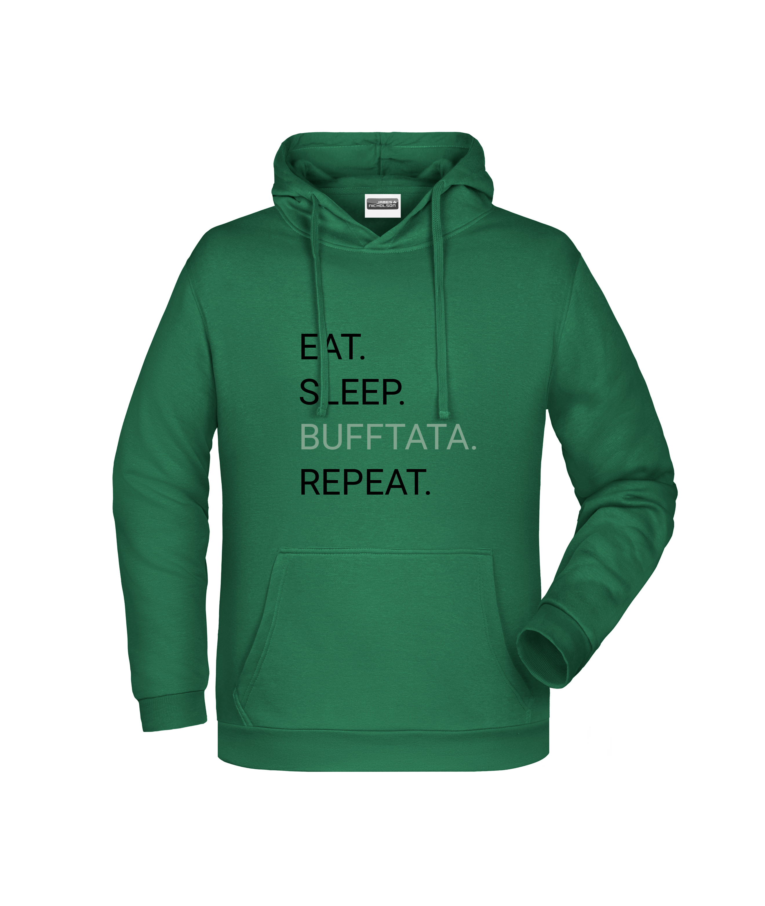 "Eat-Sleep-Bufftata"  - Herren-Hoodie 