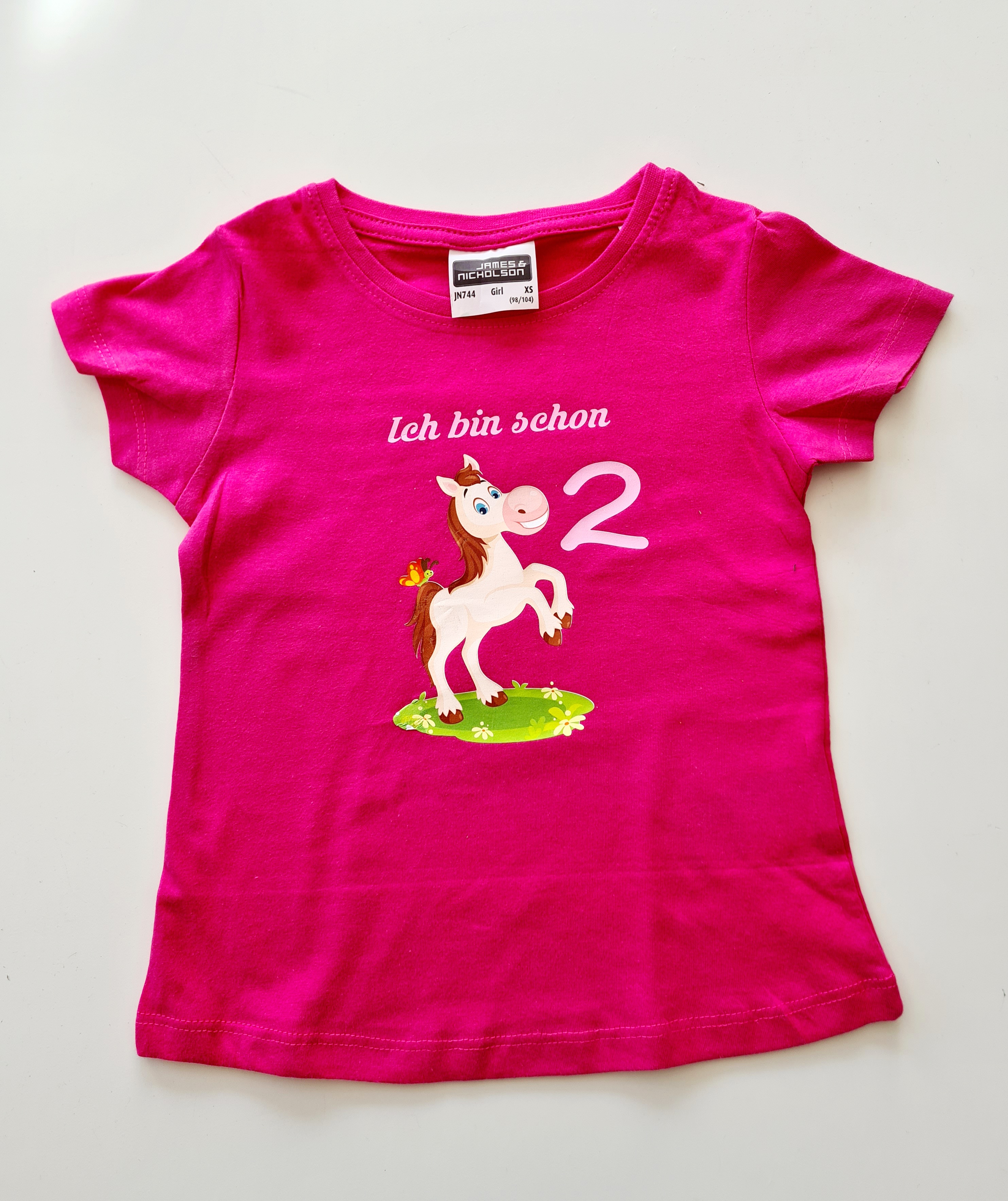 Kinder-T-Shirt *Mädchen* inkl. Druck