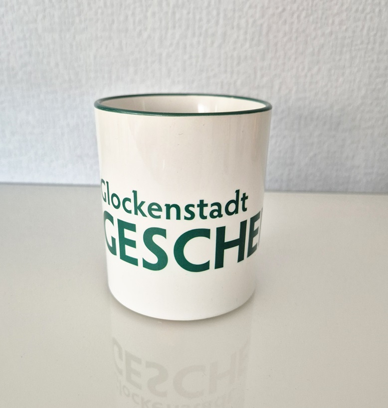 "Gescher"-Tasse mit Logo