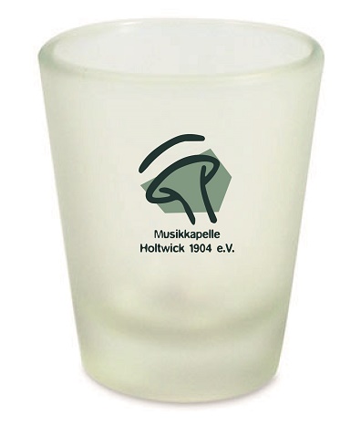 "Musikkapelle Holtwick" Schnaps-Glas 