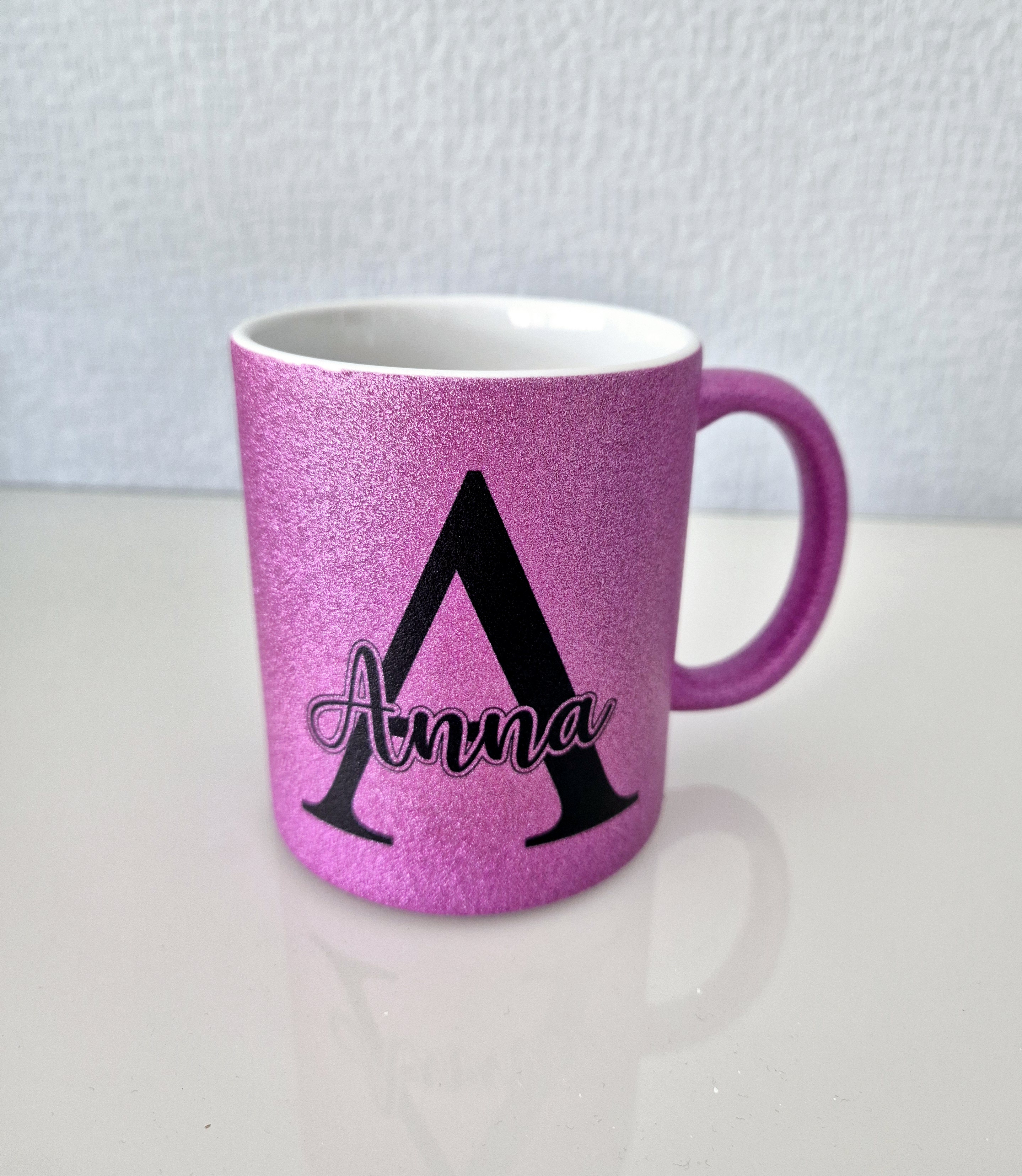 Glitzer-Tasse inkl. Druck