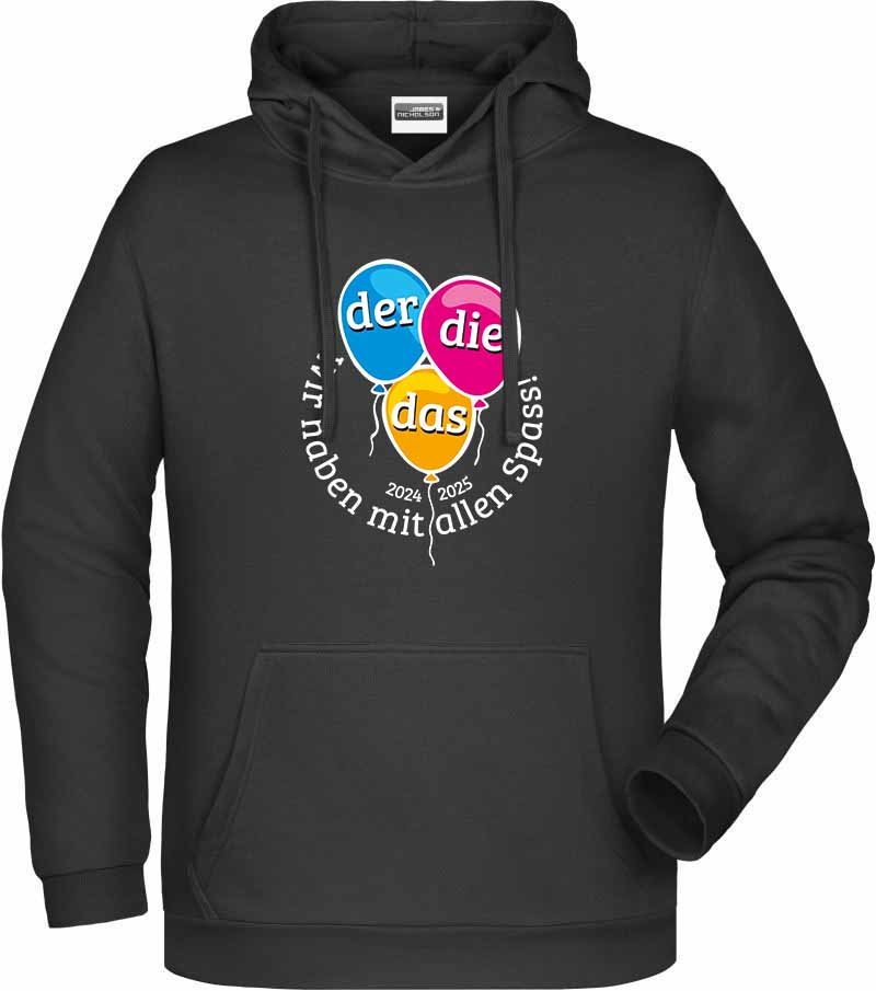 ""Der Die Das - Wir haben mit allen Spass!" - Herren-Hoodie